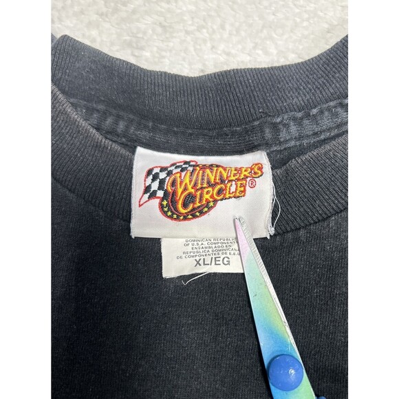 Winners Circle Dale Earnhardt The Intimidator Black Racing Mens T-Shirt Size XL - Picture 4 of 7